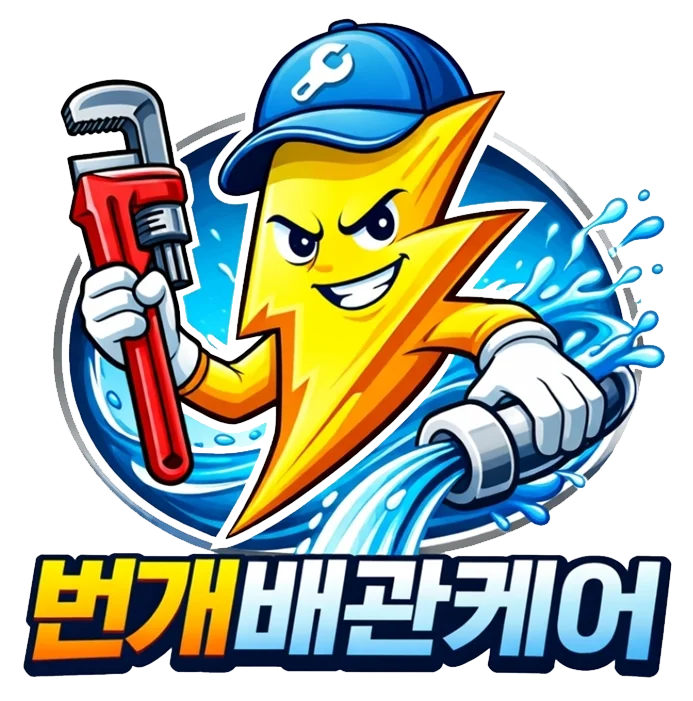 번개배관케어 아이콘